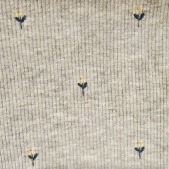 Zara kids ribbed shirt with spring flowers - Picture 2 of 5